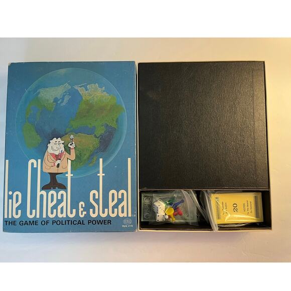 Lie, Cheat & Steal, The Game of Political Power ! 1971 Retired! Relevant today! - Picture 2 of 16